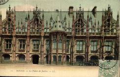 Rouen it Palate of Justice-CPA