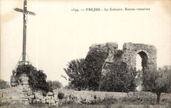 Frejus it Cavaire Roman ruins CPA