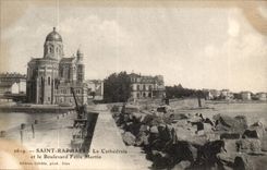 St Raphael- the Cathedral and the Boulevard Felix Martin CPA