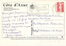 CPM French Riviera Bormes les Mimosas Var