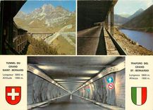 CPM Tunnel et galeries du Grand St Bernard 