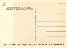 CPM Francois Boucher Portrait de jeune femme au manchon Musee du Louvre