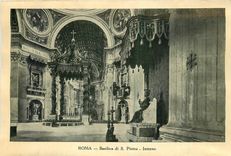 CPM Roma Basilica di S Pietro Interno 
