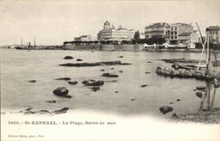 St Rapael- the Beach Sea bathings - CPA