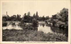 Saumur the outfall of St Hilaire St Florent - CPA