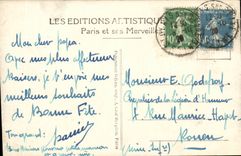 The Street Soufflot and the Pantheon - CPA