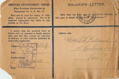 Entier Postal Postal Stationary American Expeditionary Forces 