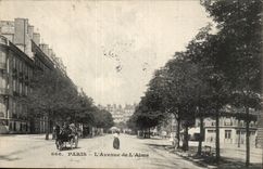 Paris the Avenue of Alma - CPA