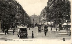 Paris Avenue of the Opera - CPA