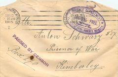 Lettre Cover Prisoners of War London  WW2