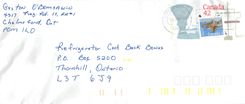 Entier Postal Postal Stationary Canada Balance Dayton  Chelmsford