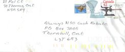 Entier Postal Postal Stationary Canada Balance Dayton  