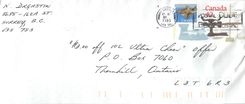 Entier Postal Postal Stationary Canada Balance Dayton  