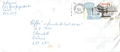 Entier Postal Postal Stationary Canada Balance Dayton  