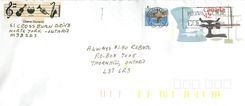 Entier Postal Postal Stationary Canada Balance Dayton  Musique Cle de sol Guitare Trompette Saxophon