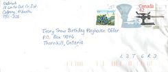 Entier Postal Postal Stationary Canada Balance Dayton  