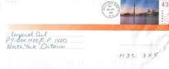 Entier Postal Postal Stationary Canada Gillies Bay
