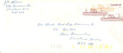 Entier Postal Postal Stationary Canada Bateaux Bateau 