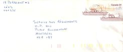 Entier Postal Postal Stationary Canada Bateaux Bateau Levis
