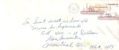 Entier Postal Postal Stationary Canada Bateaux Bateau 