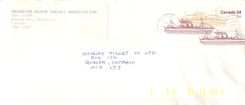 Entier Postal Postal Stationary Canada Bateaux Bateau Redwater