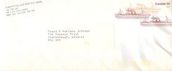 Entier Postal Postal Stationary Canada Bateaux Bateau 