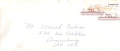 Entier Postal Postal Stationary Canada Bateaux Bateau St Eustache