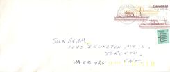 Entier Postal Postal Stationary Canada Bateaux Bateau Ridgetown