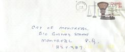Entier Postal Postal Stationary Canada Balance a peser Dayton 