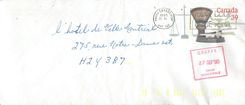 Entier Postal Postal Stationary Canada Balance a peser Dayton 
