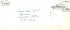 Entier Postal Postal Stationary Canada Bateaux Bateau 