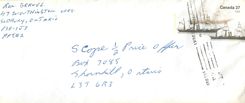 Entier Postal Postal Stationary Canada Bateaux Bateau Sudbury
