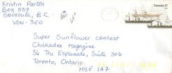 Entier Postal Postal Stationary Canada Bateaux Bateau Parksville