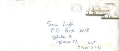 Entier Postal Postal Stationary Canada Bateaux Bateau 