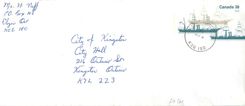 Entier Postal Postal Stationary Canada Bateaux Bateau Elgin