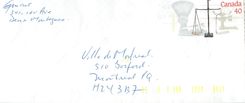 Entier Postal Postal Stationary Canada Balance de Justice 