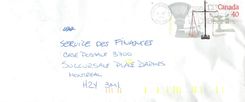 Entier Postal Postal Stationary Canada Balance de Justice 