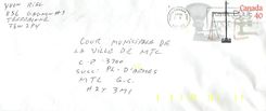Entier Postal Postal Stationary Canada Balance de Justice 