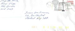 Entier Postal Postal Stationary Canada Balance de Justice  Montreal