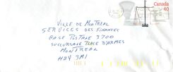 Entier Postal Postal Stationary Canada Balance Justice 