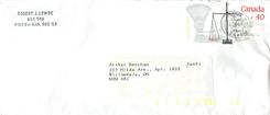 Entier Postal Postal Stationary Canada Balance Justice 
