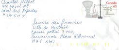 Entier Postal Postal Stationary Canada Balance Justice 