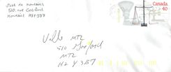 Entier Postal Postal Stationary Canada Balance Justice 