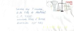 Entier Postal Postal Stationary Canada Balance Justice 
