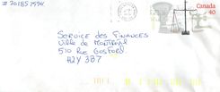 Entier Postal Postal Stationary Canada Balance Justice 