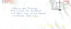 Entier Postal Postal Stationary Canada Balance Justice 