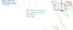 Entier Postal Postal Stationary Canada Balance Justice Boucherville