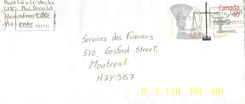 Entier Postal Postal Stationary Canada Balance Justice 