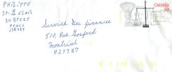 Entier Postal Postal Stationary Canada Balance Justice Sorel