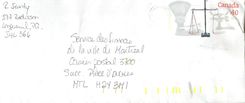 Entier Postal Postal Stationary Canada Balance Justice 